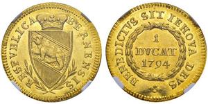 1 Ducat Schweiz Gold 