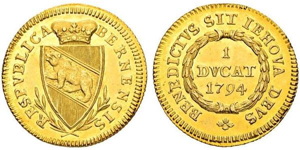 1 Ducat Schweiz Gold 