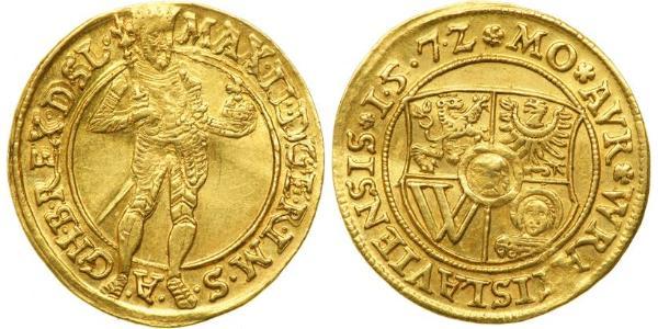 1 Ducat States of Germany Gold Maximilian II, Holy Roman Emperor (1527- 1576)