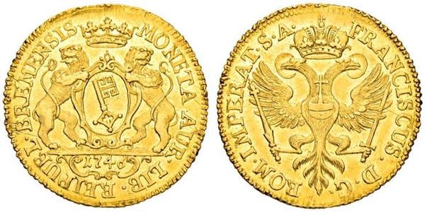 1 Ducat States of Germany Gold 