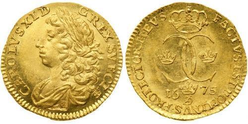 1 Ducat Sweden Gold Charles XI of Sweden (1655-1697)
