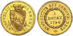 1 Ducat Switzerland Gold 