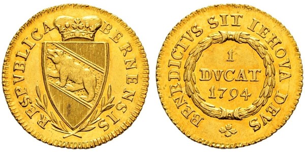 1 Ducat Switzerland Gold 