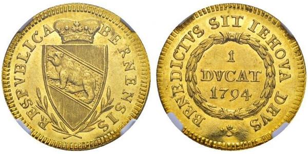 1 Ducat Switzerland Gold 