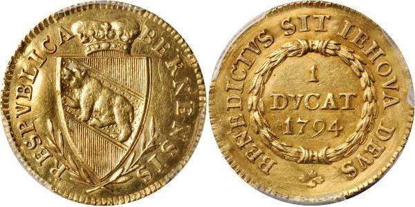 1 Ducat Switzerland Gold 