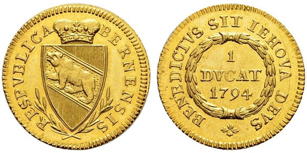 1 Ducat Switzerland Gold 