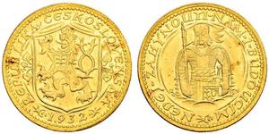 1 Ducat Tschechoslowakei  (1918-1992) Gold 