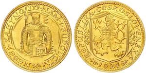 1 Ducat Tschechoslowakei  (1918-1992) Gold 