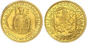 1 Ducat Tschechoslowakei  (1918-1992) Gold 