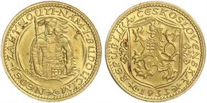 1 Ducat Tschechoslowakei  (1918-1992) Gold 