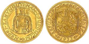 1 Ducat Tschechoslowakei  (1918-1992) Gold 