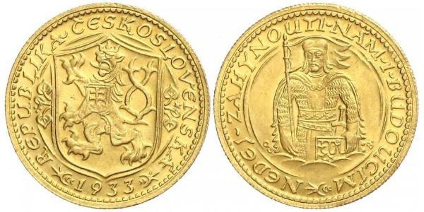 1 Ducat Tschechoslowakei  (1918-1992) Gold 