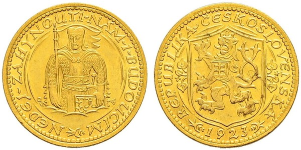 1 Ducat Tschechoslowakei  (1918-1992) Gold 