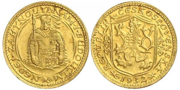 1 Ducat Tschechoslowakei  (1918-1992) Gold 