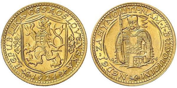 1 Ducat Tschechoslowakei  (1918-1992) Gold 