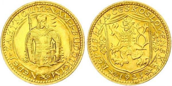 1 Ducat Tschechoslowakei  (1918-1992) Gold 