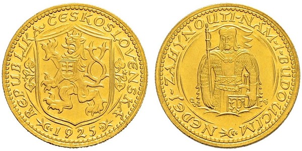 1 Ducat Tschechoslowakei  (1918-1992) Gold 