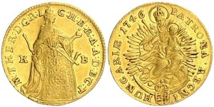 1 Ducat Ungarn Gold Maria Theresa of Austria (1717 - 1780)