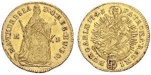 1 Ducat Ungarn Gold Maria Theresa of Austria (1717 - 1780)