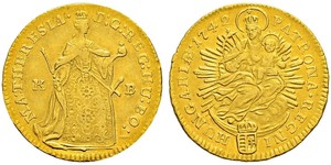 1 Ducat Ungarn Gold Maria Theresa of Austria (1717 - 1780)