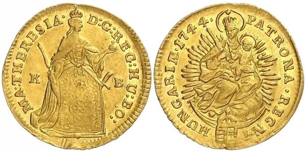 1 Ducat Ungarn Gold Maria Theresa of Austria (1717 - 1780)