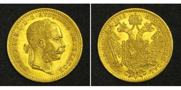 1 Ducat Österreich-Ungarn (1867-1918) Gold Franz Joseph I (1830 - 1916)