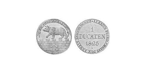 1 Ducat Anhalt-Bernbourg (1603 - 1863) Or Alexis-Frédéric-Christian d
