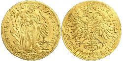 1 Ducat Augsbourg (1276 - 1803) Or Ferdinand II du Saint-Empire(1578 -1637)