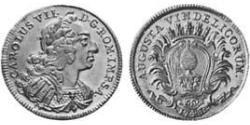 1 Ducat Augsbourg (1276 - 1803) Or Charles VII du Saint-Empire(1697 – 1745)