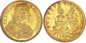 1 Ducat Augsbourg (1276 - 1803) Or Charles VI du Saint-Empire (1685-1740)