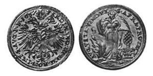 1 Ducat Augsbourg (1276 - 1803) Or Ferdinand III, Holy Roman Emperor (1608-1657)