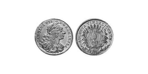 1 Ducat Augsbourg (1276 - 1803) Or Charles VII du Saint-Empire(1697 – 1745)