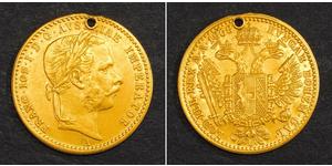 1 Ducat Autriche-Hongrie (1867-1918) Or Franz Joseph I (1830 - 1916)