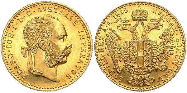 1 Ducat Autriche-Hongrie (1867-1918) Or Franz Joseph I (1830 - 1916)