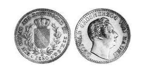 1 Ducat Grand-duché de Bade (1806-1918) Or Léopold Ier de Bade(1790 – 1852)