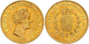 1 Ducat Grand-duché de Bade (1806-1918) Or Léopold Ier de Bade(1790 – 1852)