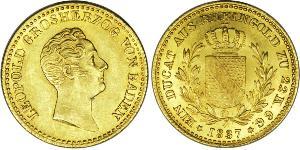 1 Ducat Grand-duché de Bade (1806-1918) Or Léopold Ier de Bade(1790 – 1852)