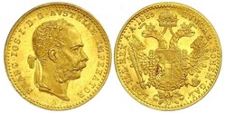 1 Ducat Habsburg Empire (1526-1804) Or Franz Joseph I (1830 - 1916)