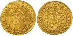 1 Ducat Habsburg Empire (1526-1804) Or Léopold Ier de Habsbourg(1640-1705)