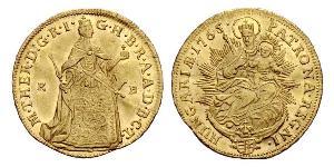 1 Ducat Hongrie Or Maria Theresa of Austria (1717 - 1780)