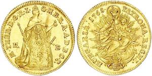 1 Ducat Hongrie Or Maria Theresa of Austria (1717 - 1780)