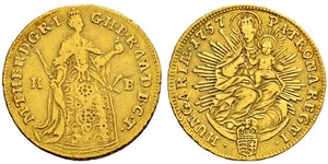 1 Ducat Hongrie Or Maria Theresa of Austria (1717 - 1780)