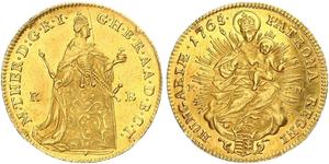 1 Ducat Hongrie Or Maria Theresa of Austria (1717 - 1780)