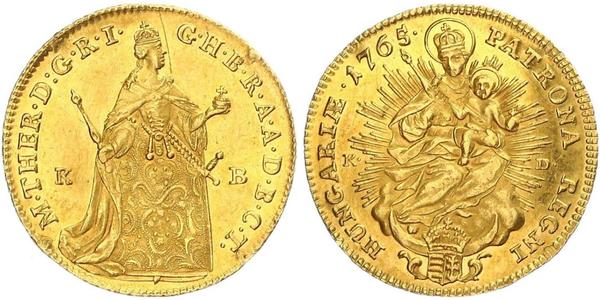 1 Ducat Hongrie Or Maria Theresa of Austria (1717 - 1780)