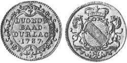 1 Ducat Margraviat de Bade-Durlach (1535 - 1771) Or 