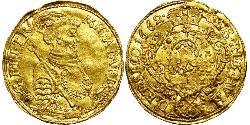 1 Ducat Principality of Transylvania (1571-1711) Or Abaffi Ier (1632 - 1690)