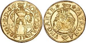 1 Ducat Principality of Transylvania (1571-1711) Or Sigismond Ier Báthory (1572 -1613)