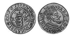 1 Ducat Principality of Transylvania (1571-1711) Or Gabriel Ier Báthory(1589 – 1613)