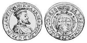 1 Ducat Principality of Transylvania (1571-1711) Or Gabriel Bethlen, Prince de Transylvanie (580-1629)