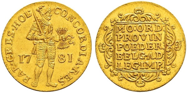 1 Ducat Provinces-Unies (1581 - 1795) Or 